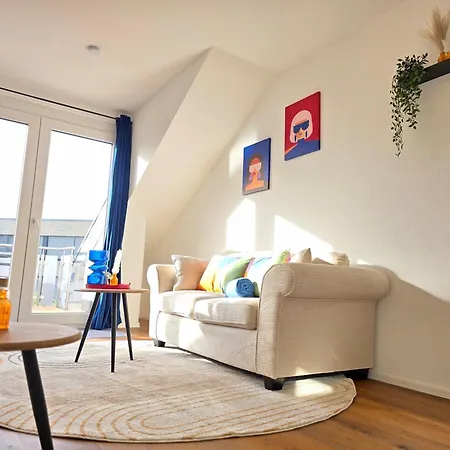 شقة Design I 1-Zimmer-Apartments I Klimaanlage I Boxspring I Parkplatz فايل أم راين