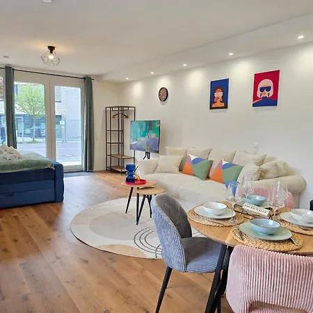 Design-apartments I Klimaanlage I Boxspring I Nespresso I Parklplatz Lägenhet Weil am Rhein