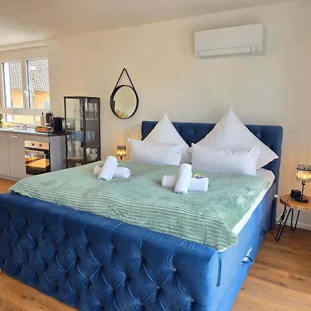 شقة Design I 1-Zimmer-Apartments I Klimaanlage I Boxspring I Parkplatz