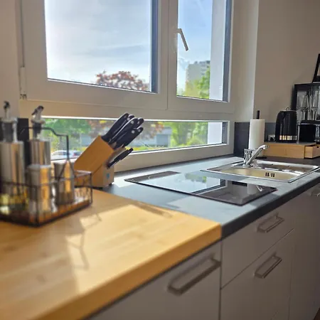 شقة Design I 1-Zimmer-Apartments I Klimaanlage I Boxspring I Parkplatz